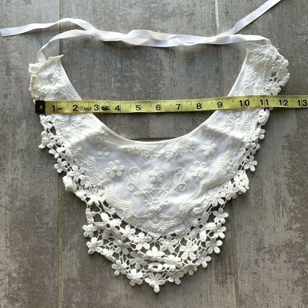 Baby Girls Burp Cloth Drool Teething Bib Newborn Lace Scarf Bandana Tassel Boho